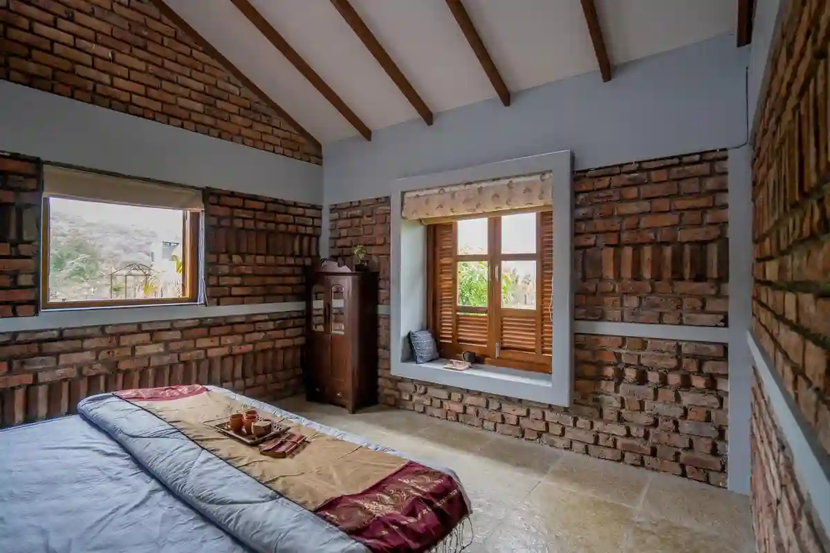 ganga bedroon in The brick mansion villa in nashik (3)