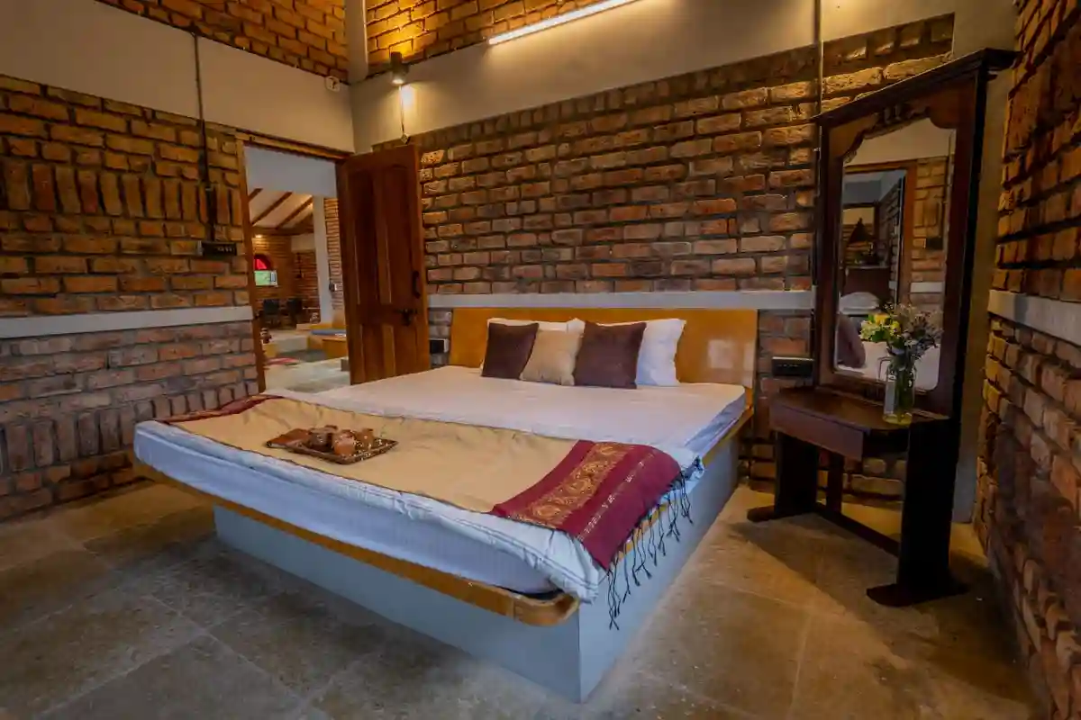ganga bedroon in The brick mansion villa in nashik (4)