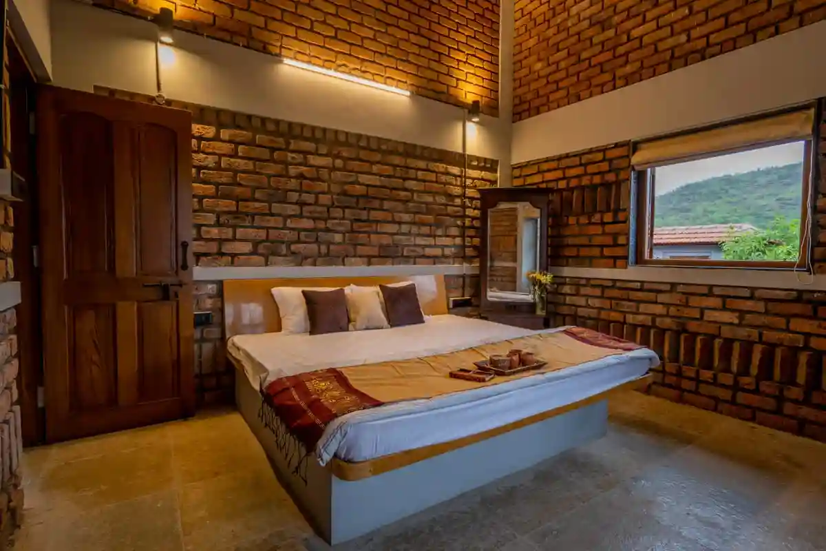 ganga bedroon in The brick mansion villa in nashik (5)
